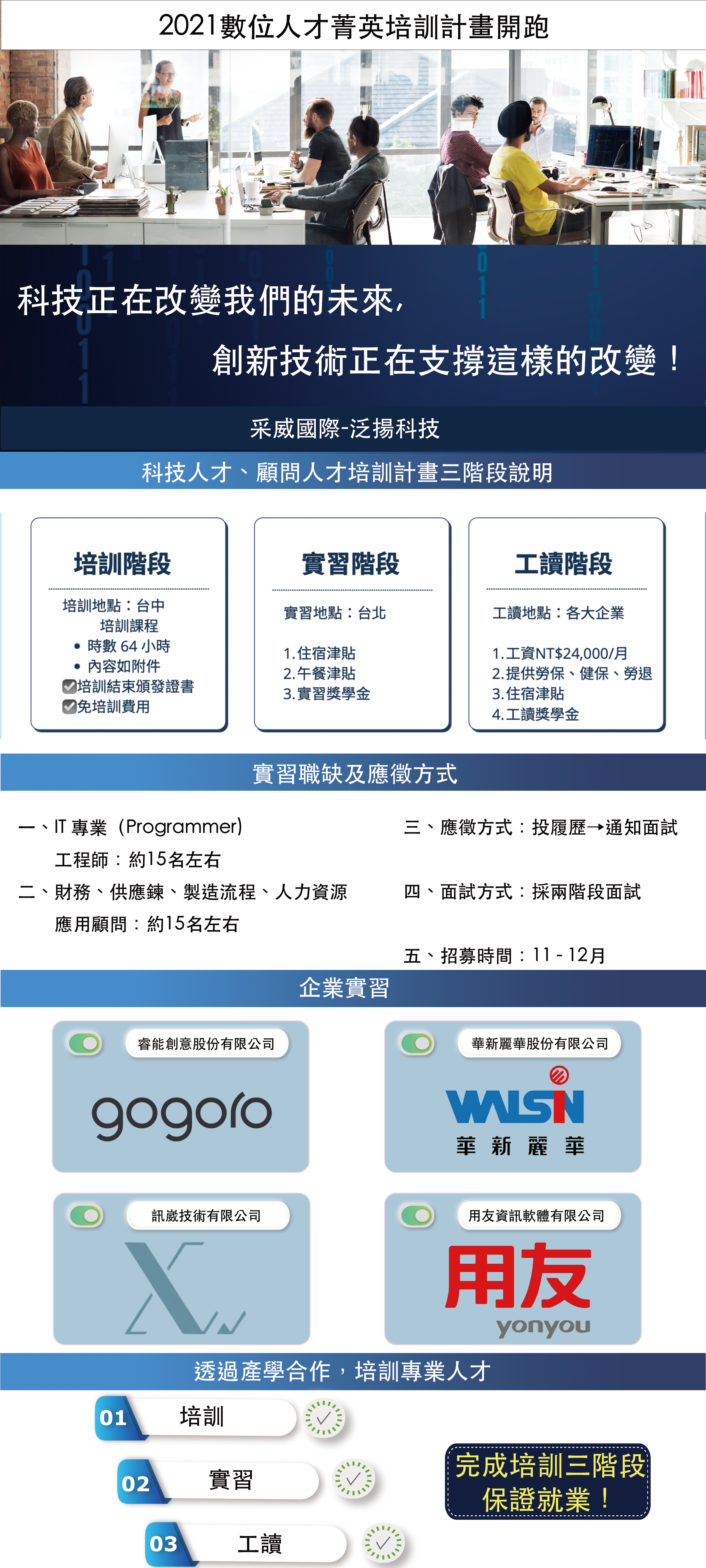 泛揚科技(采威國際子公司)數位菁英人才培育計劃